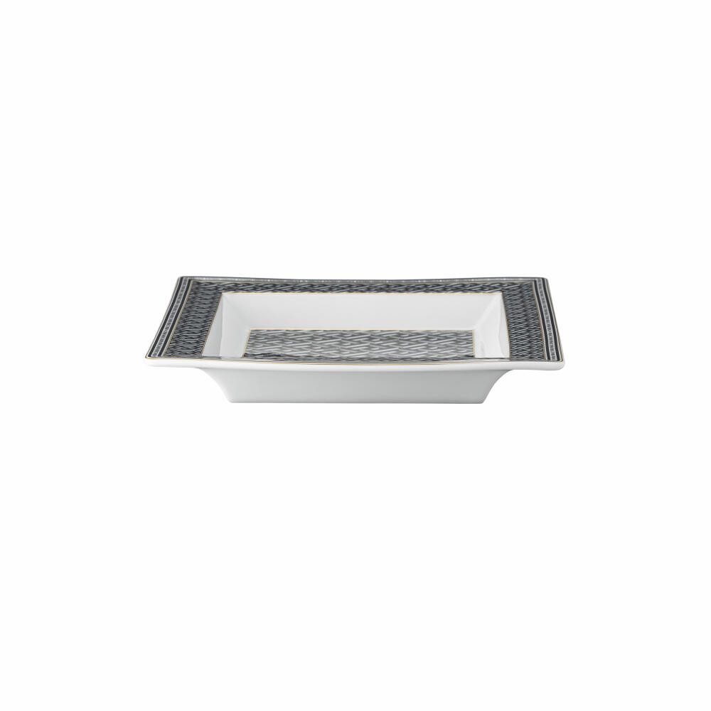 Rosenthal meets Versace Schale La Greca Signature Black 22 cm, Porzellan