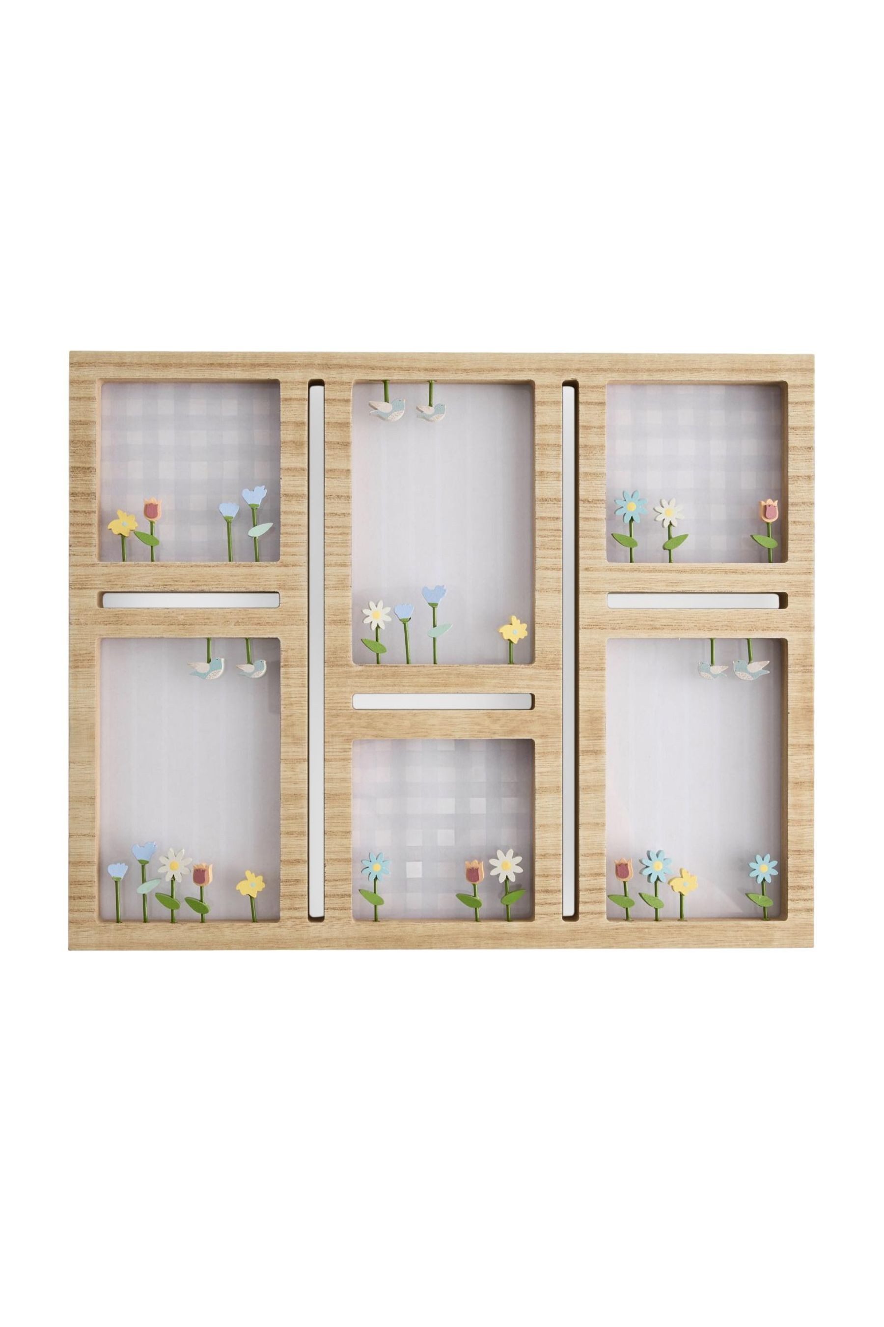 Bilderrahmen Holzblumen-Fotorahmen für mehrere Bilder