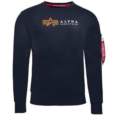 Alpha Industries Sweatshirt Alpha Label Sweater Herren