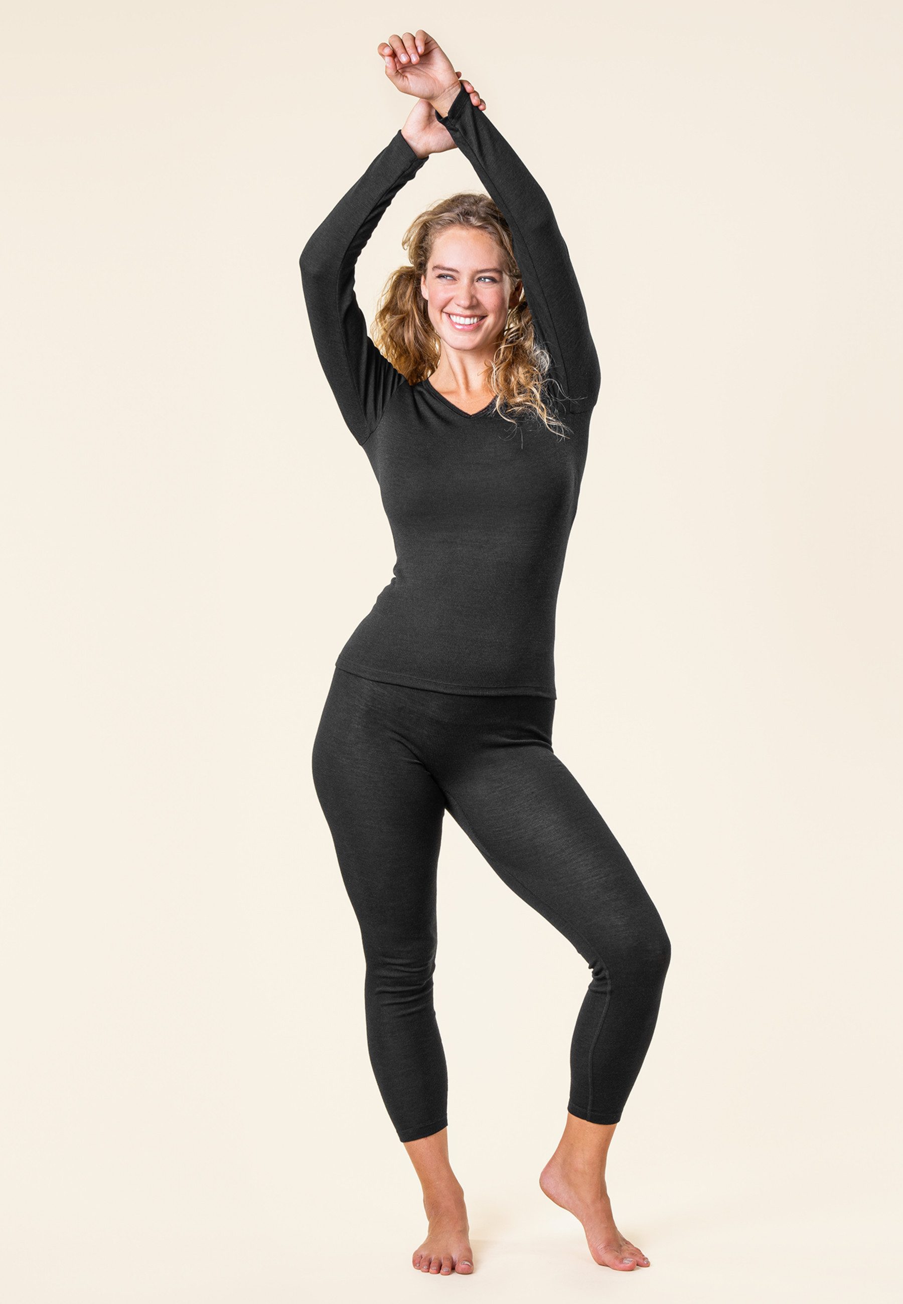 LIVING CRAFTS Langarmhemd FELICIA GOTS zertifiziert