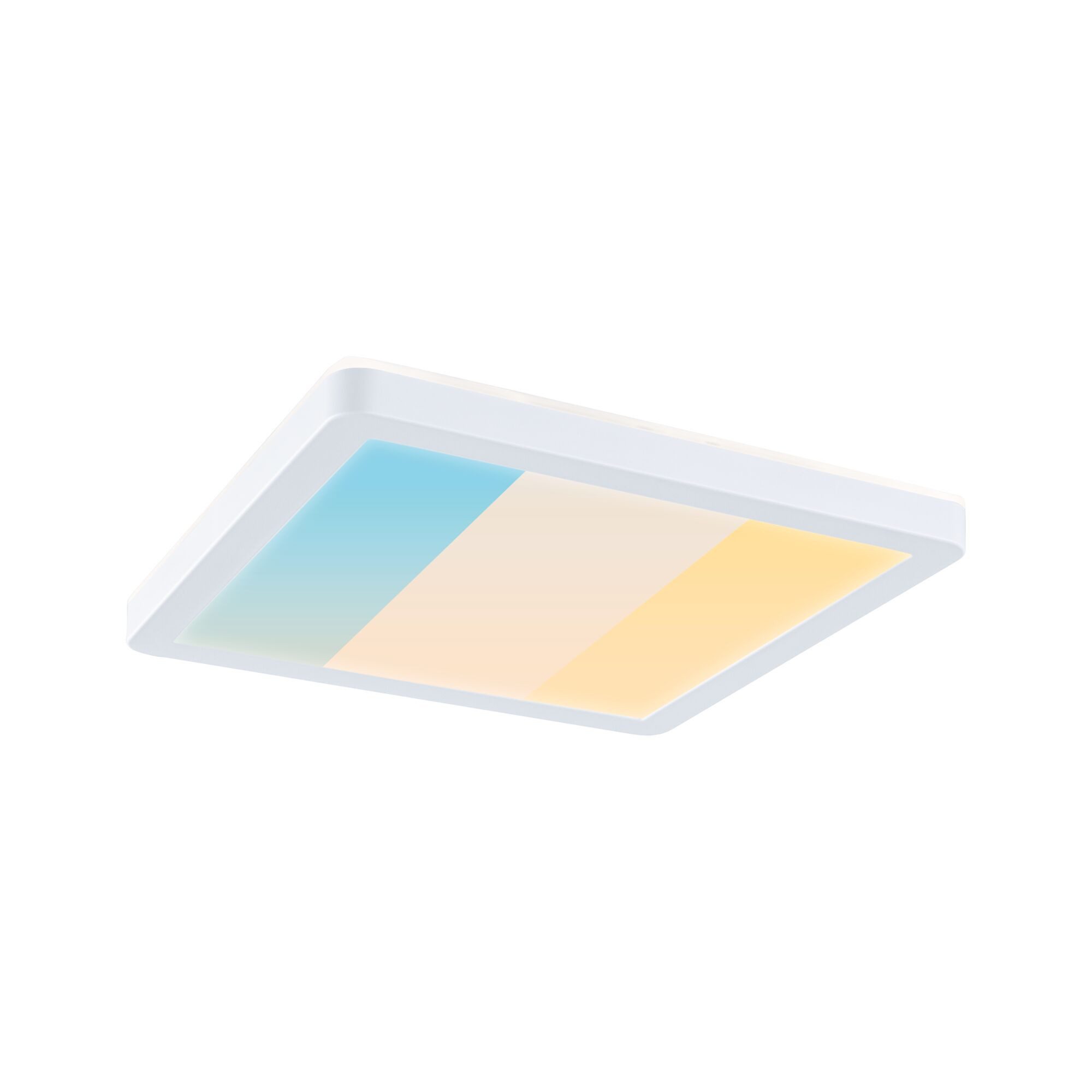 Paulmann LED Panel Atria Shine 3000K IP44 White Select eckig, LED fest integriert, Tageslichtweiß, Farbwechsler
