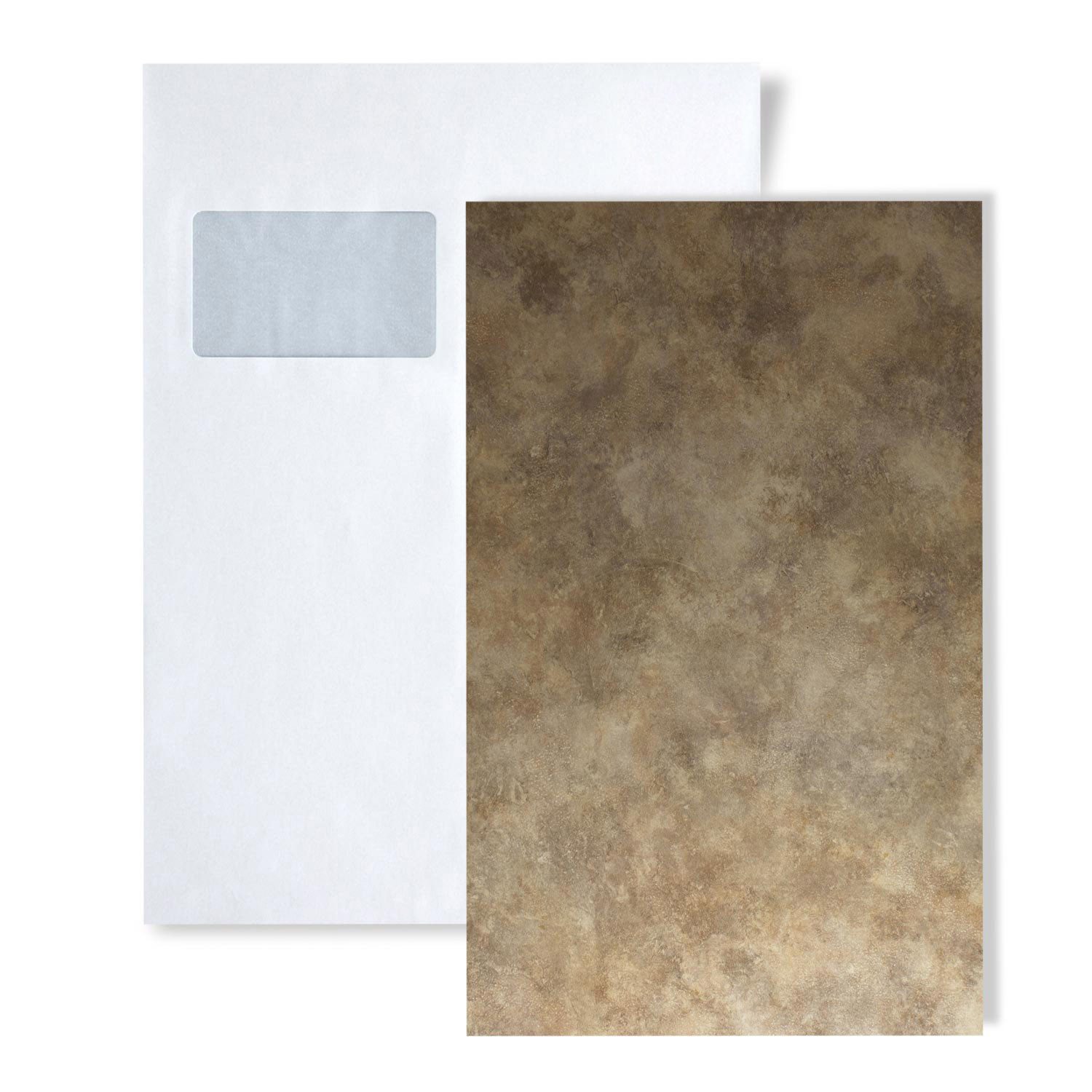 Wallface Dekorpaneele 1 MUSTERSTÜCK S-20188 DIN A5 Wandpaneel Muster OXIDIZED NICKEL, BxL: 15x20 cm, 0 qm, (1 MUSTERSTÜCK, Produktmuster, 1-tlg., Muster des Dekorpaneels) braun