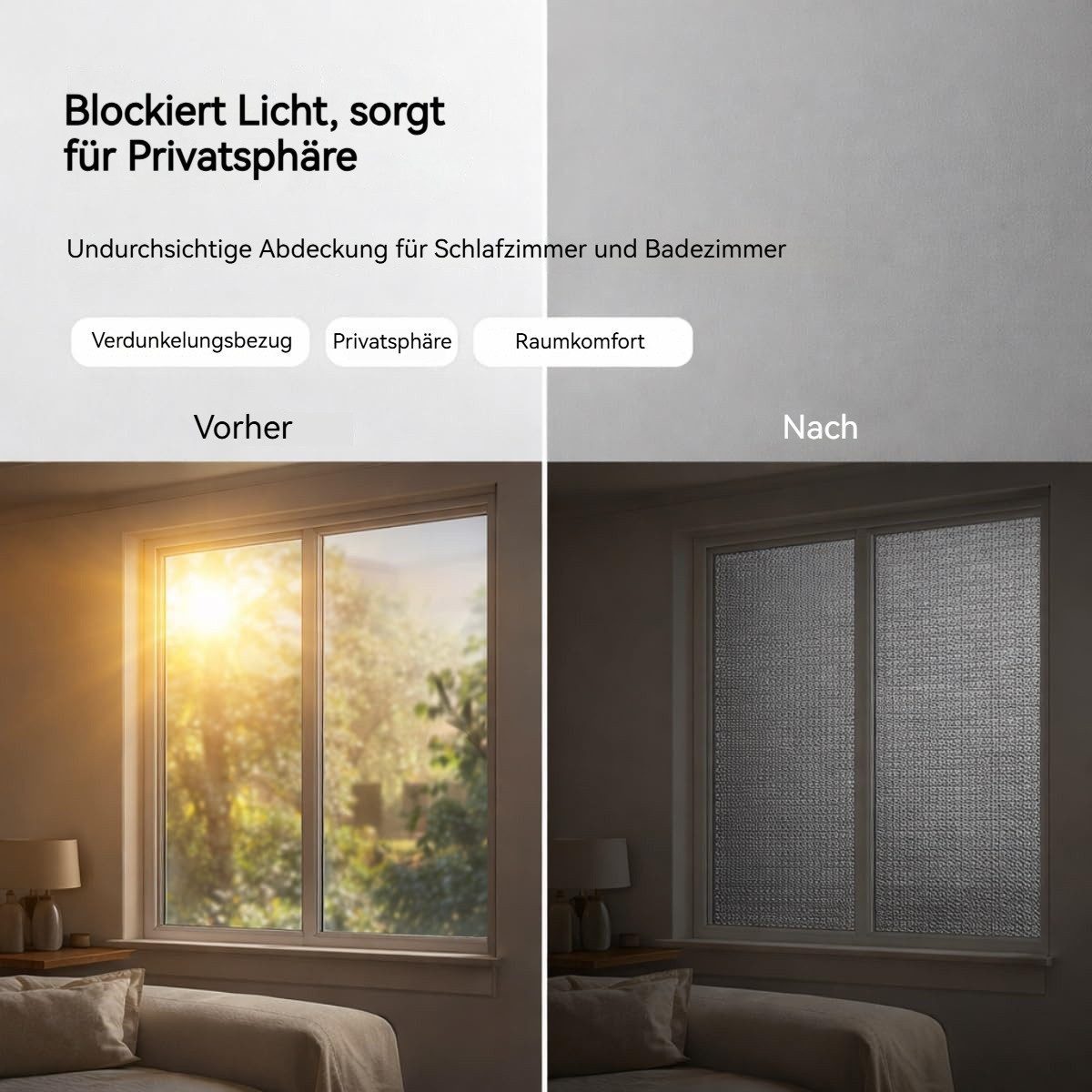 Diwzbyn Sonnenschutz-Fensterfolie Sichtschutz Wärmeisolierung Reflektierende Fensterfolie,UV-Schutz, Sonnenschutzfolie Fenster,Aluminiumfolie Isolierfolie