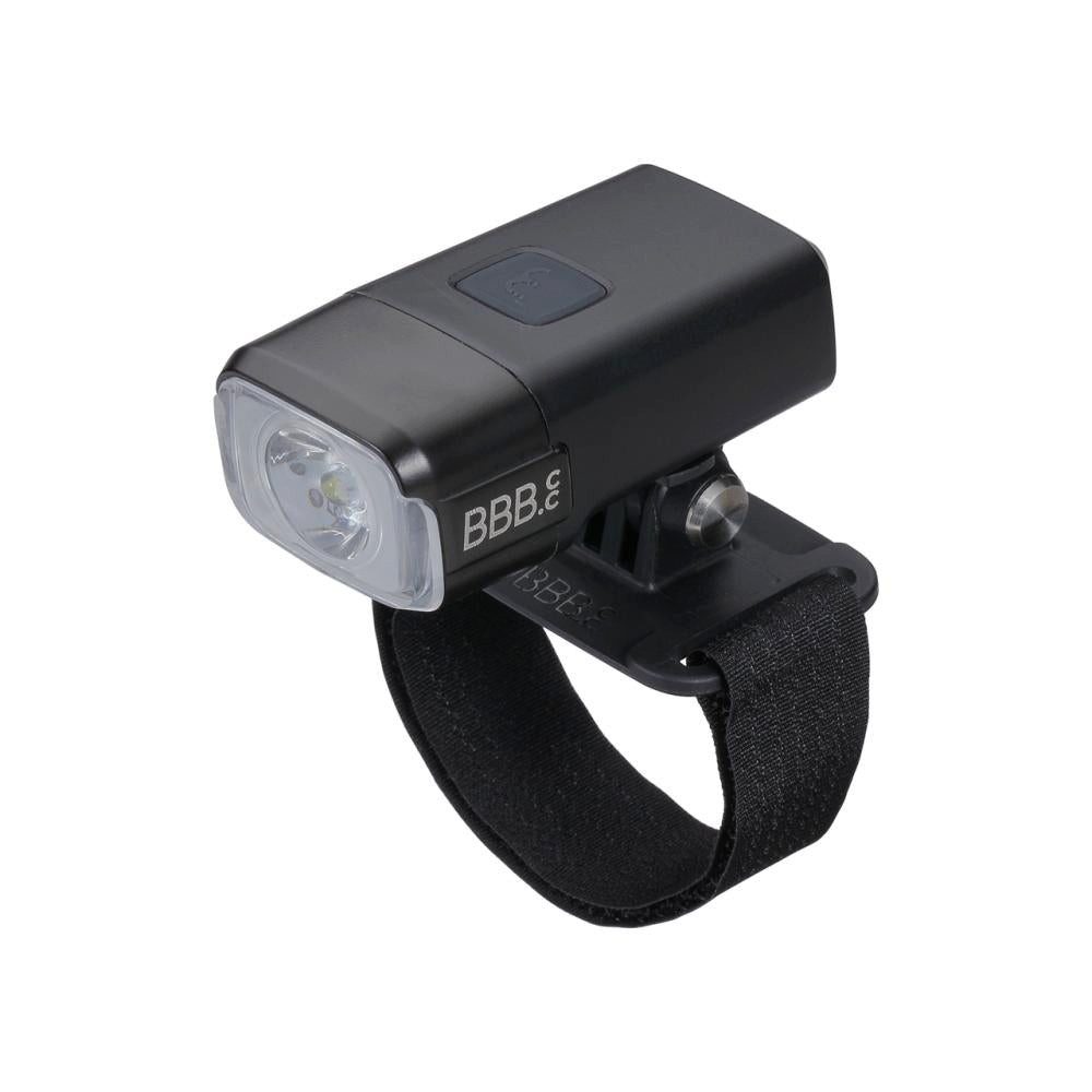 Fahrradbeleuchtung BBB Helmlampe AdventureStrike 600, 600 Lumen LED, IPX4 wasserdicht, Al