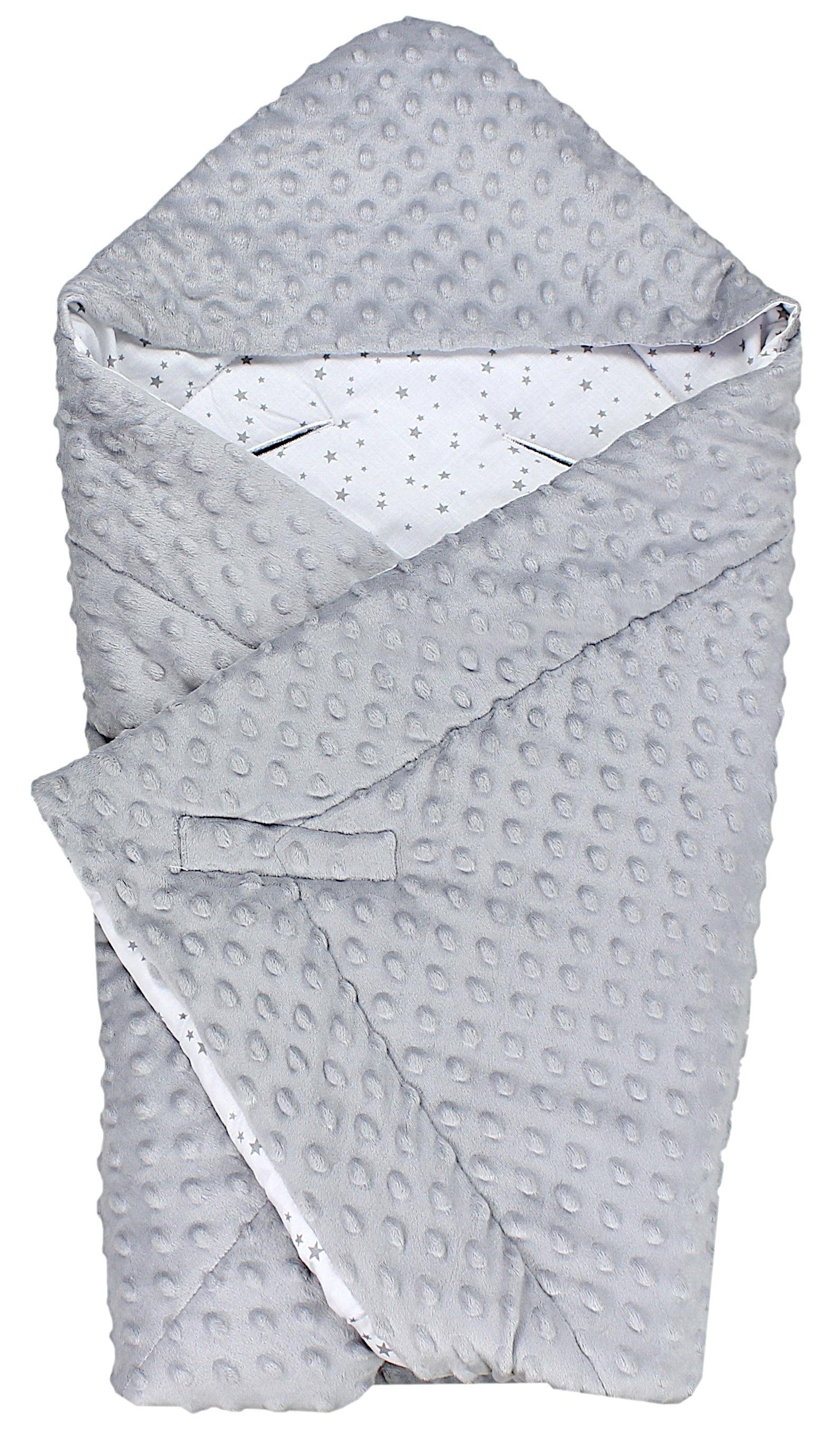 Einschlagdecke Baby Winter Einschlagdecke für Babyschale Wattiert Minky, Tu günstig online kaufen