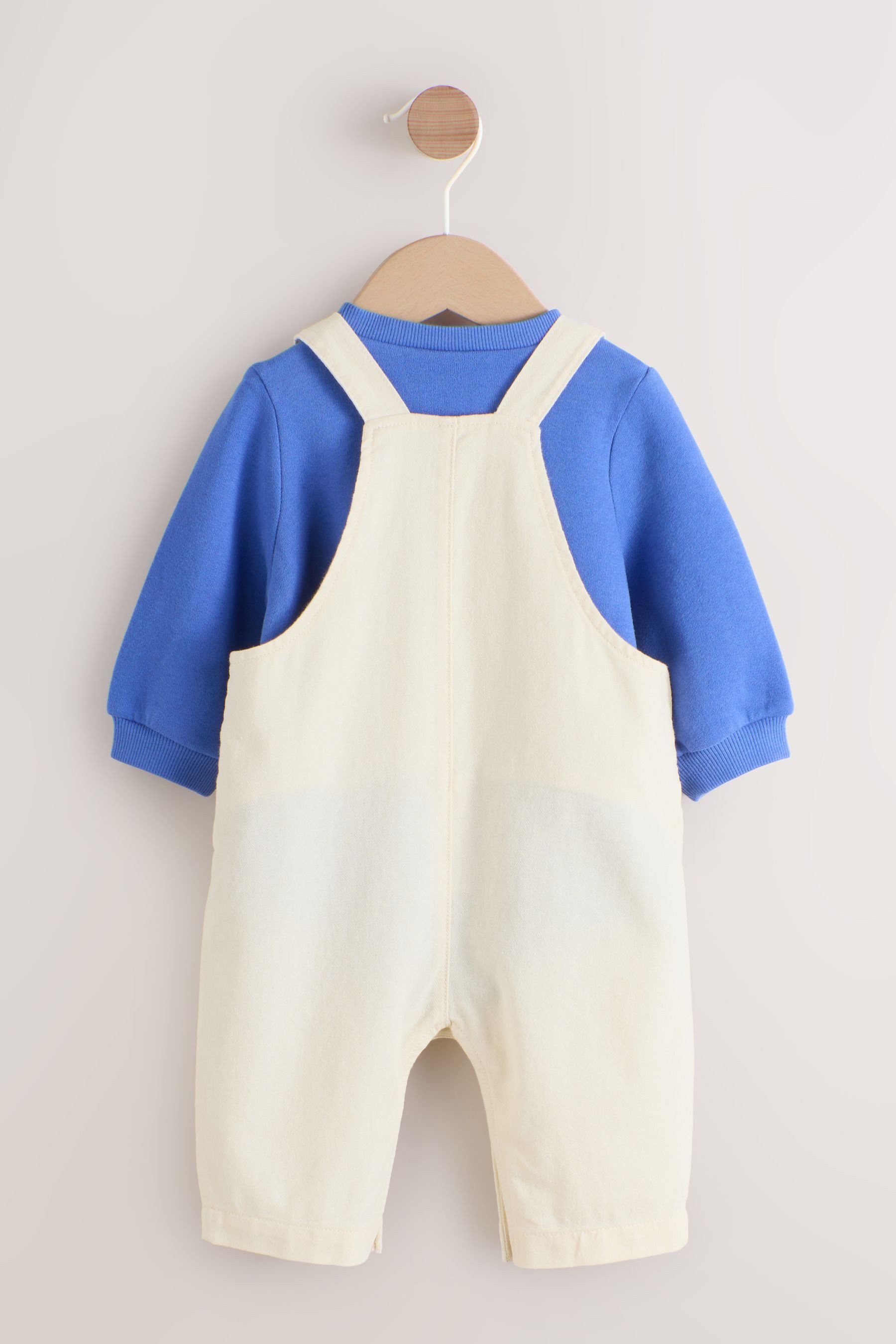 Next Body & Hose Twill-Latzhose und Bodysuit für Babys im Set (2-tlg)