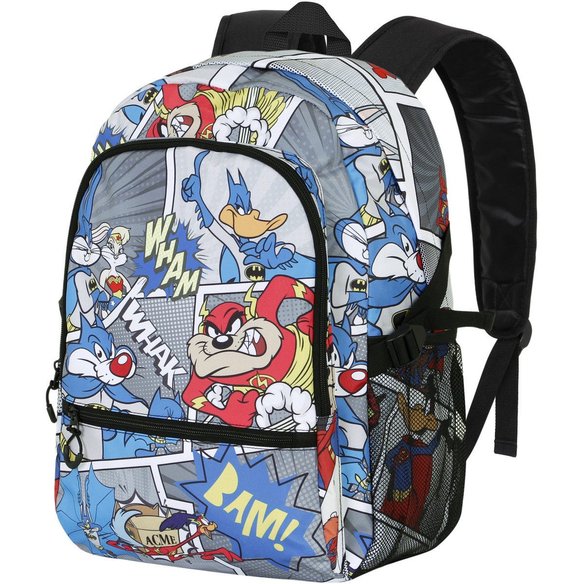 Warner Bros. Kinderrucksack Looney Tunes Batman Comic-FAN Fight 2.0