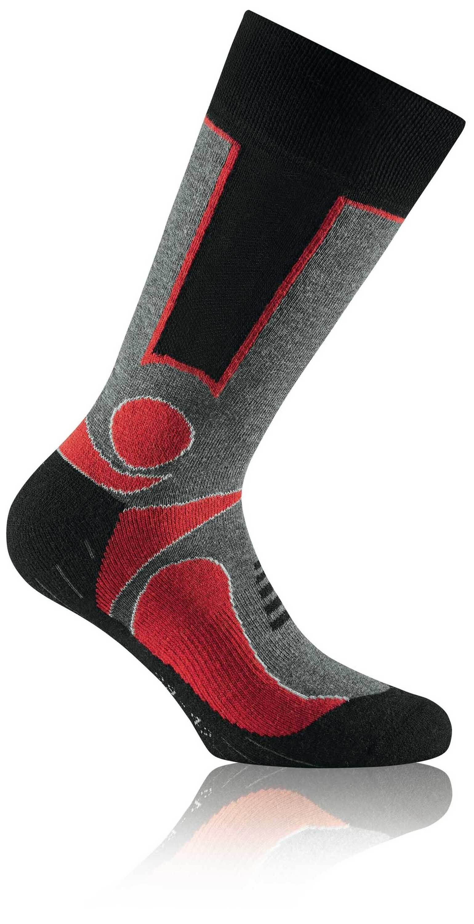 Socken, Unisex Basic 2er Socks Rot Outdoor - Pack Sportsocken Rohner Trekking