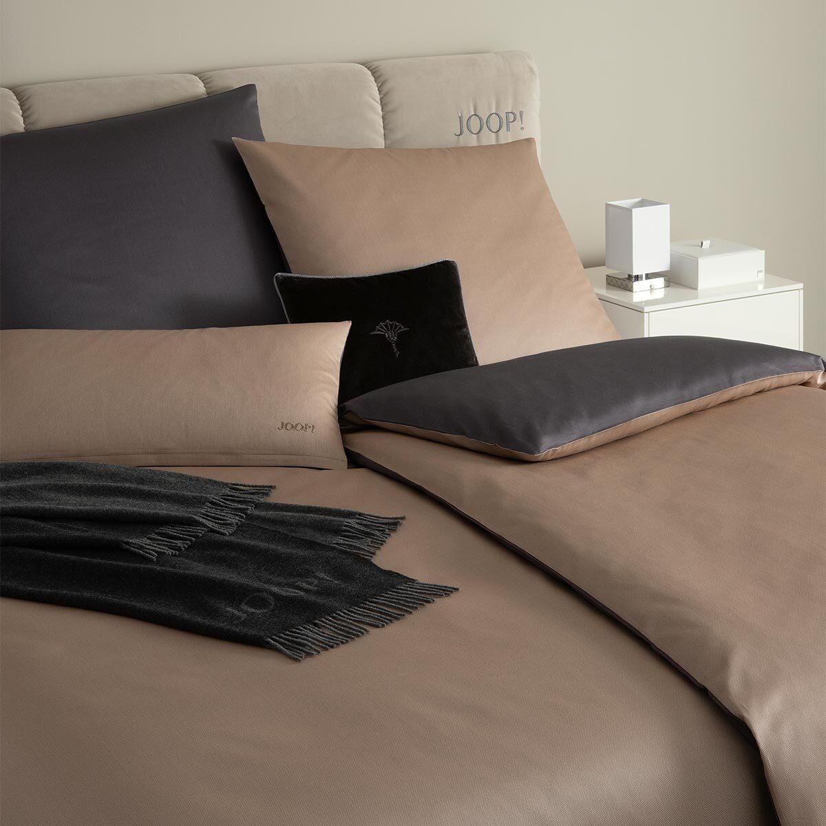 JOOP! Bettwäsche Micro Pattern, Mako Satin, günstig online kaufen