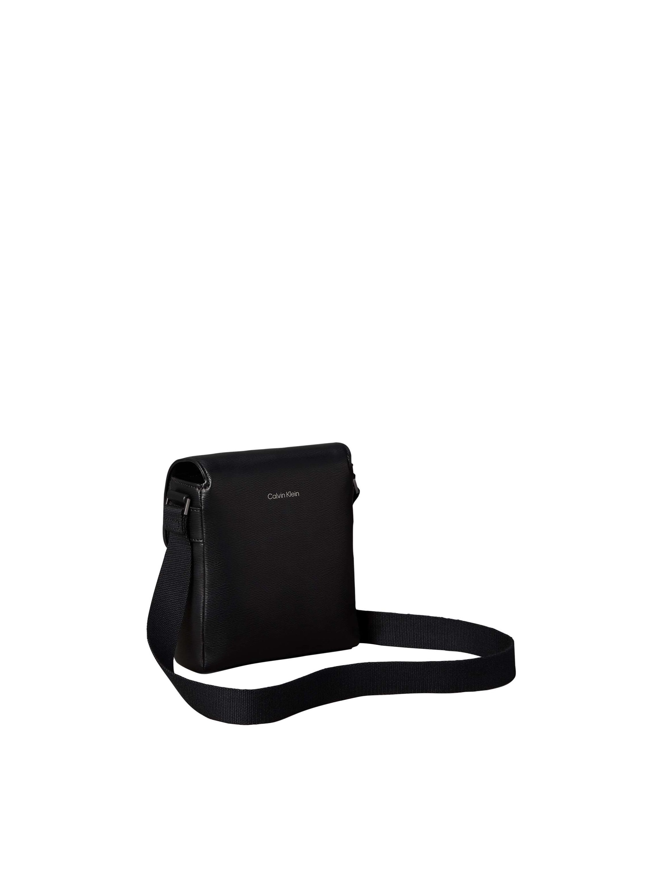 Calvin Klein Umhängetasche EMBLEM HW REPORTER, Unisex Corss Body Bag, Schultertasche mit edlem Verschluss