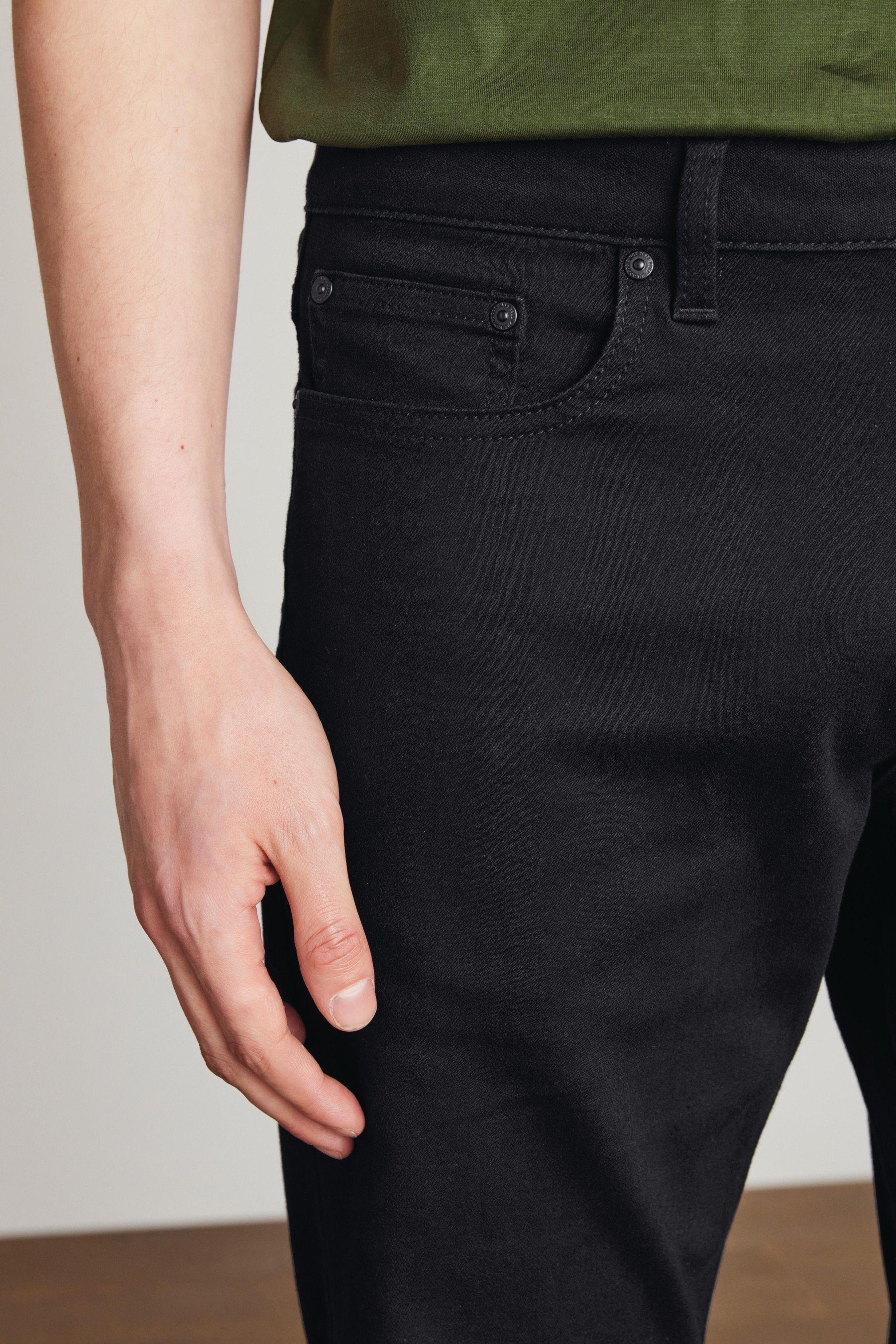 Next Straight-Jeans Motion Flex (1-tlg) Fit Black Straight – Stretch-Jeans