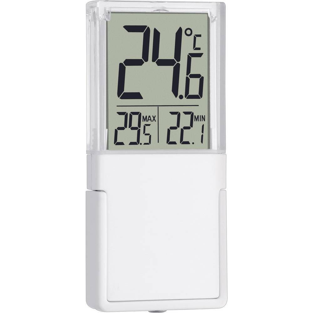 Digitales Dostmann TFA Fenster-Thermometer Hygrometer