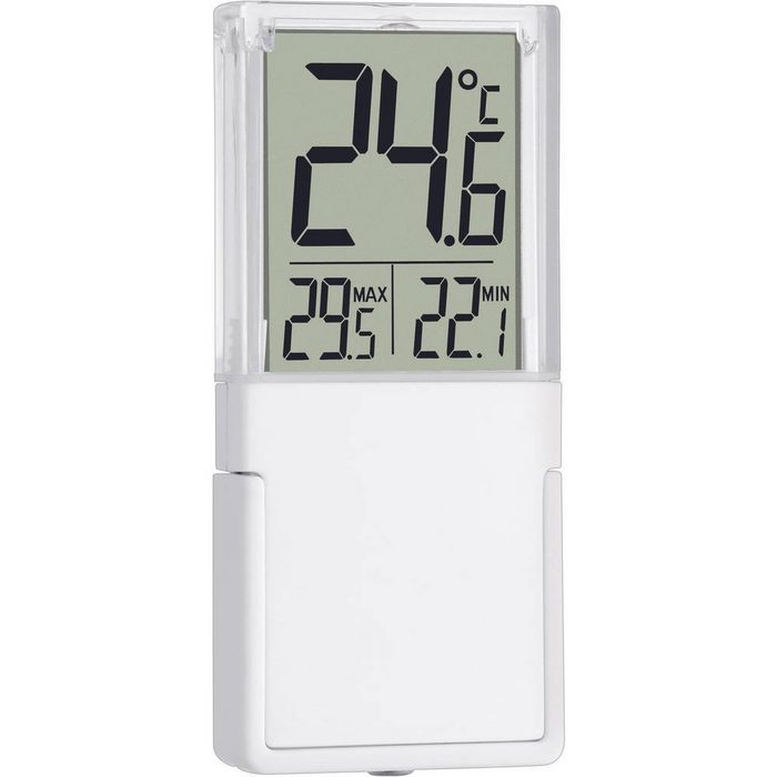 TFA Dostmann Hygrometer Digitales Fenster-Thermometer