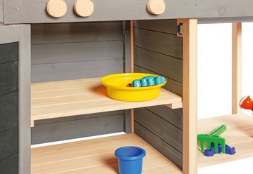 Pinolino® Spielküche Matschküche Fritz Holz, BxTxH: 134x43x90 cm