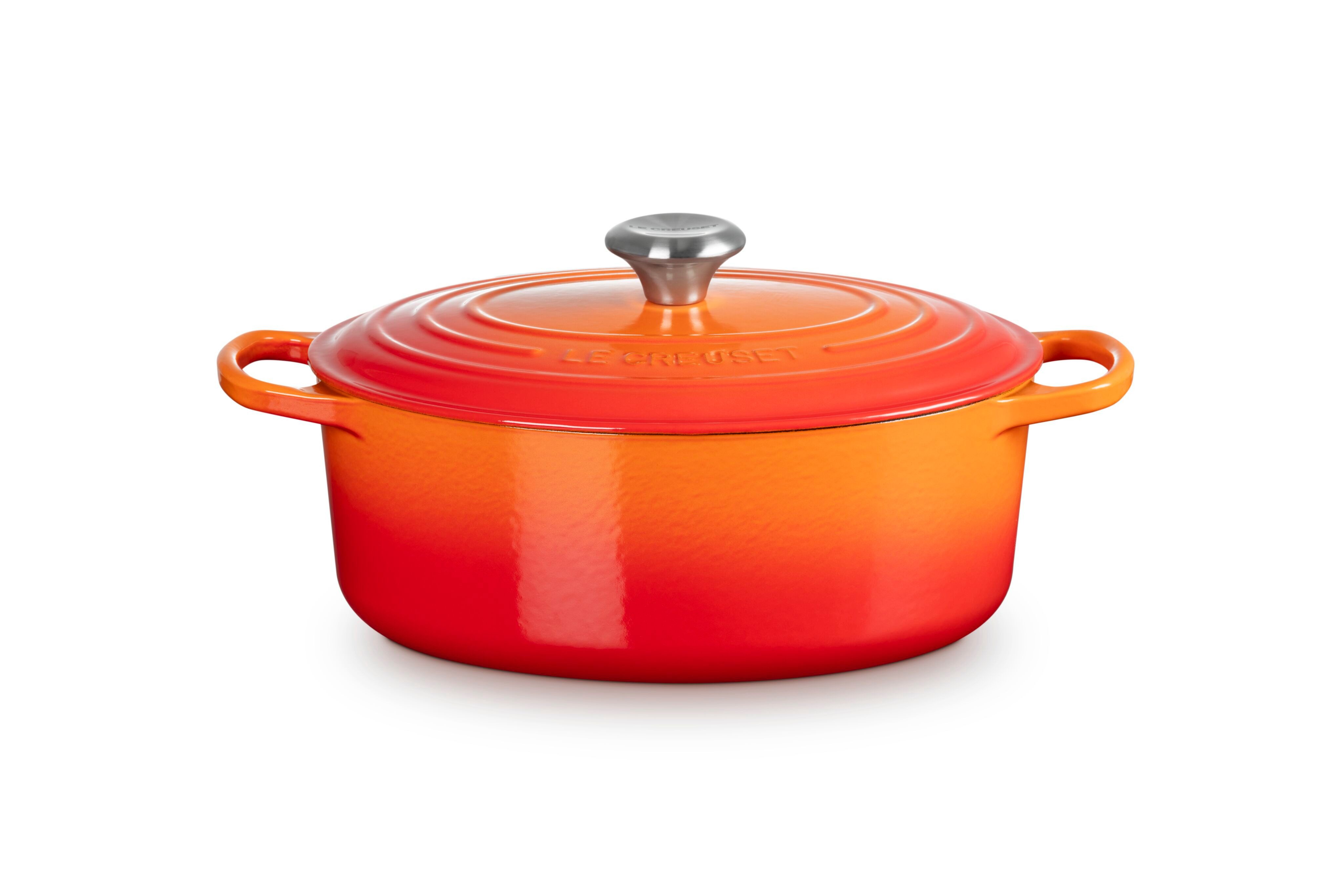 LE CREUSET Bräter Gusseisen-Bräter mit Deckel, Oval