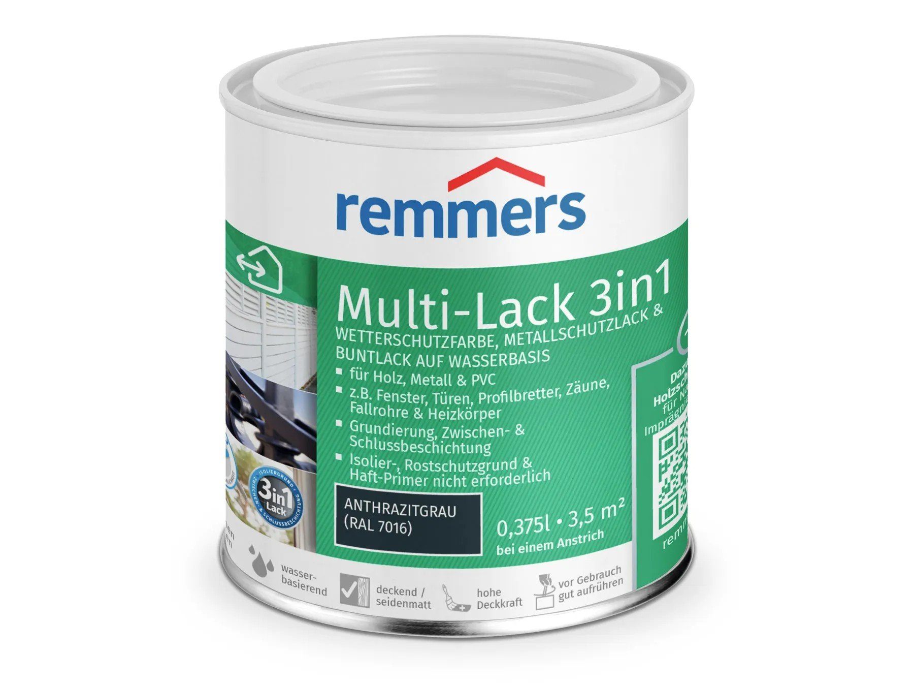 Remmers Lack Multi-Lack 3in1 anthrazitgrau (RAL 7016)