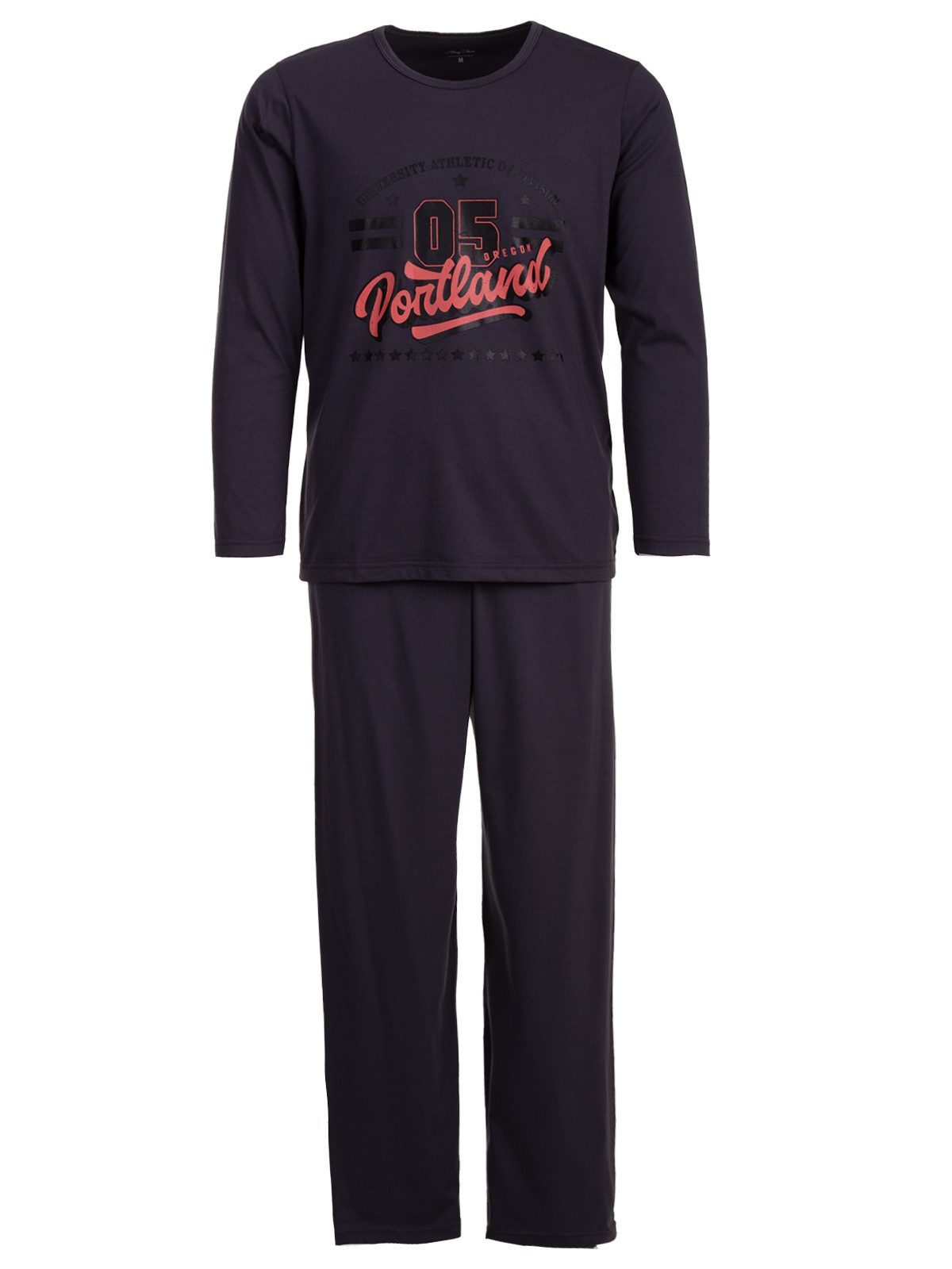 Henry Terre Schlafanzug Pyjama Set Langarm günstig online kaufen