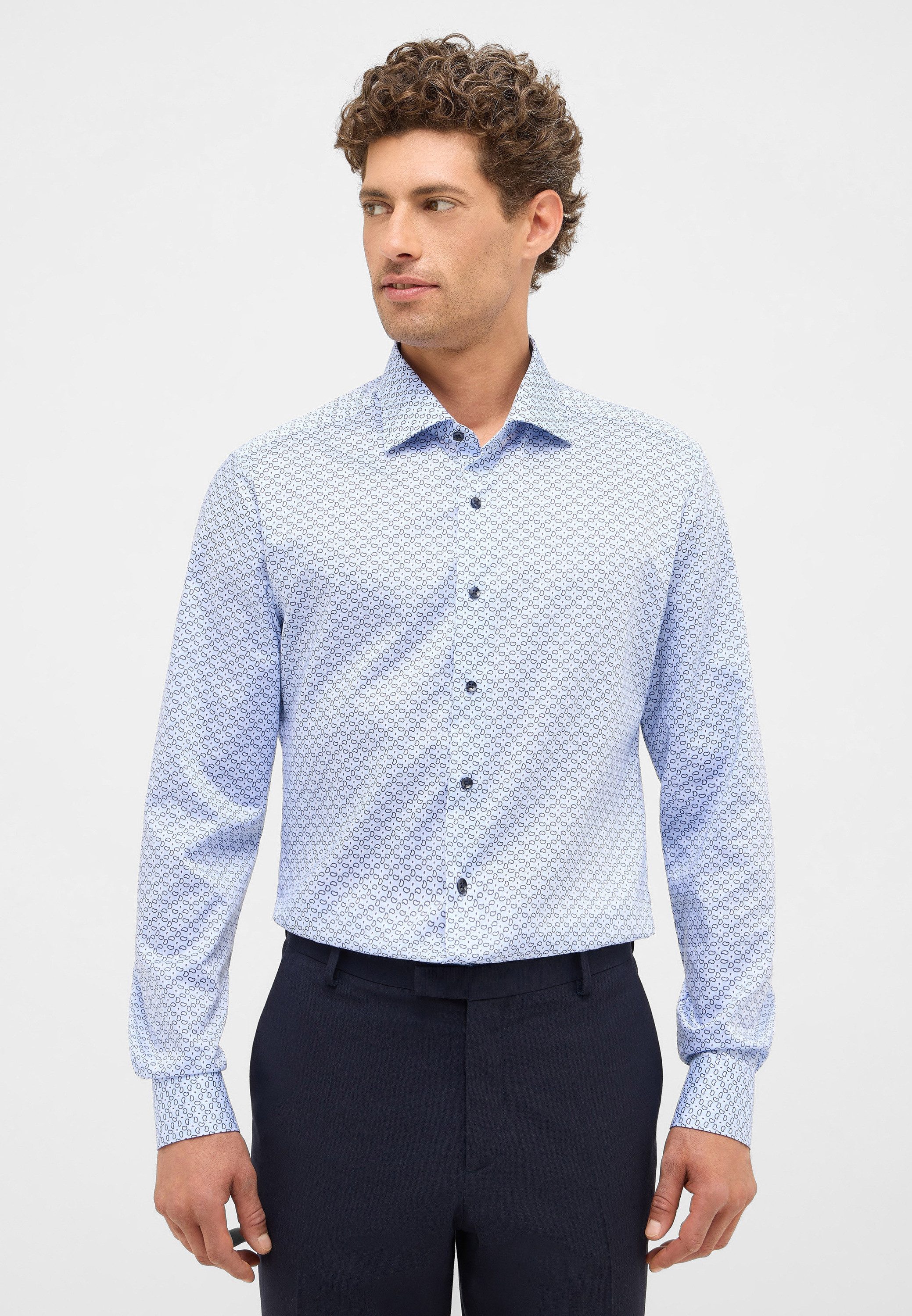 Eterna Langarmhemd SLIM FIT NON IRON (bügelfrei) günstig online kaufen