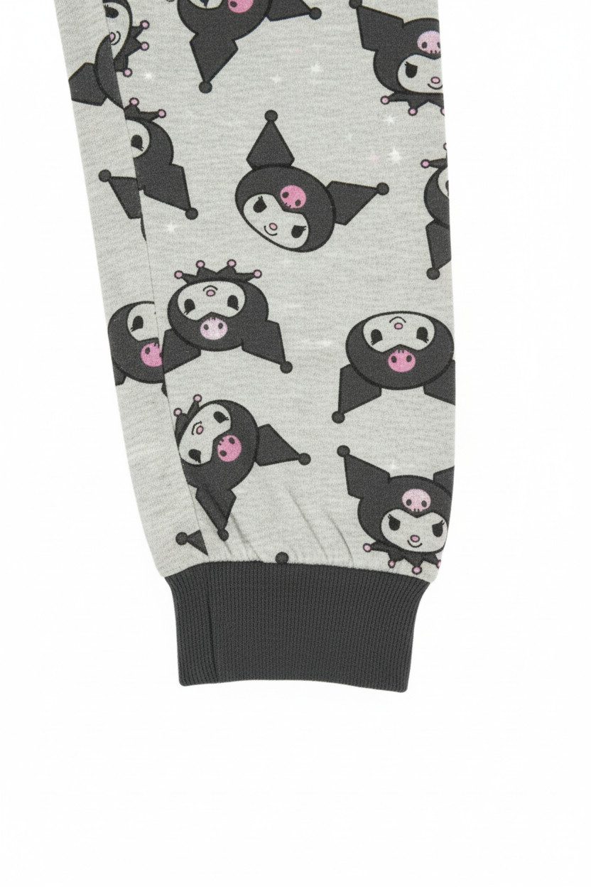 Disney Schlafanzug Zweiteiliges Kinder Pyjama-Set mit Kuromi (Langarm) (Set)
