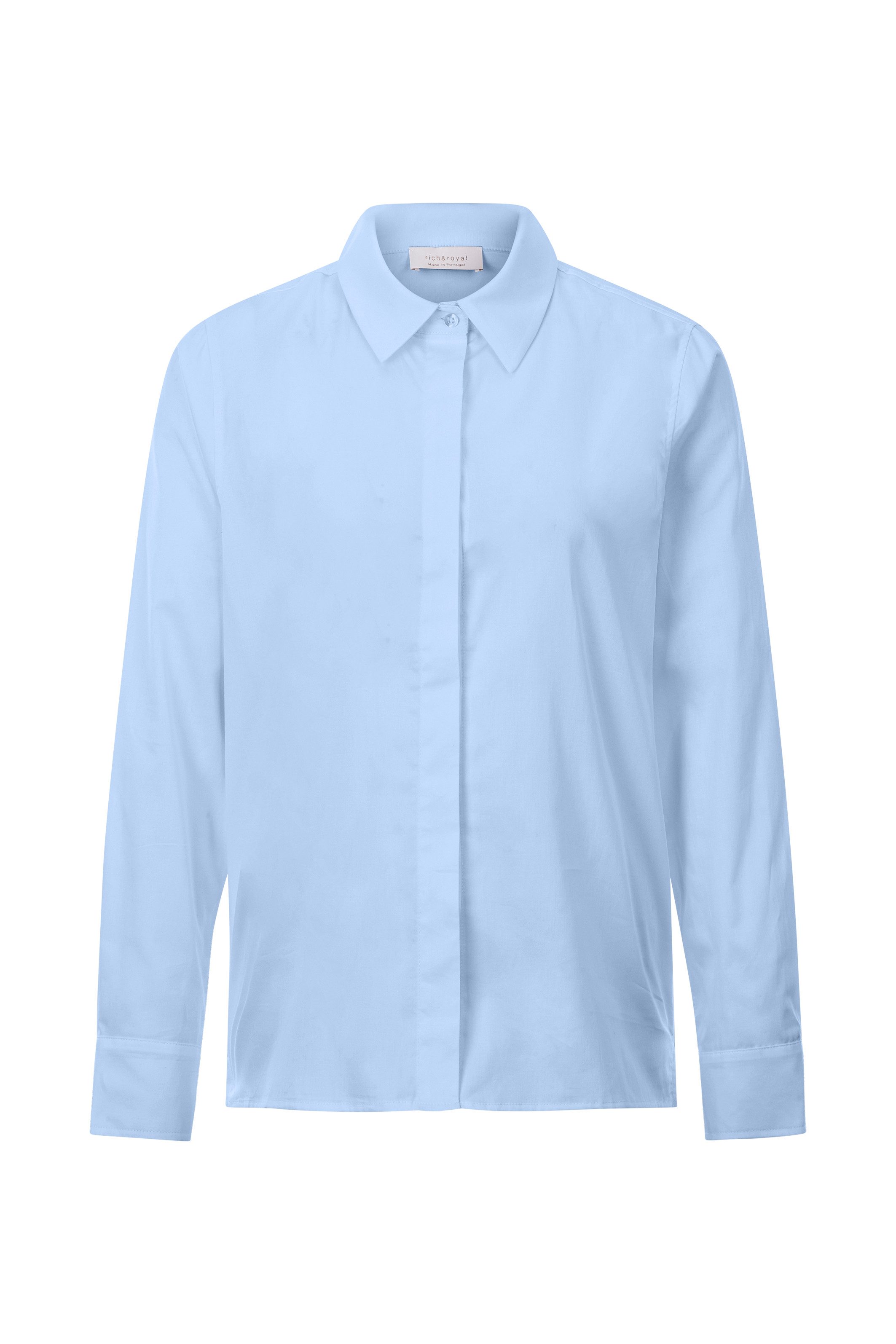 RICHROYAL Klassische Bluse Mit Markenlabel am Rücken günstig online kaufen