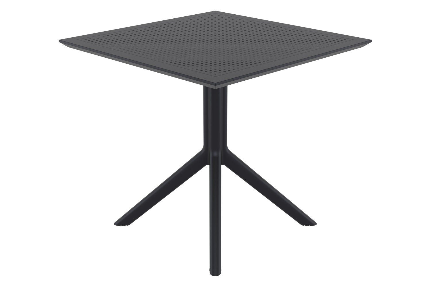 CLP 80 schwarz Sky Kunststoff UV-beständigem Gartentisch aus cm,