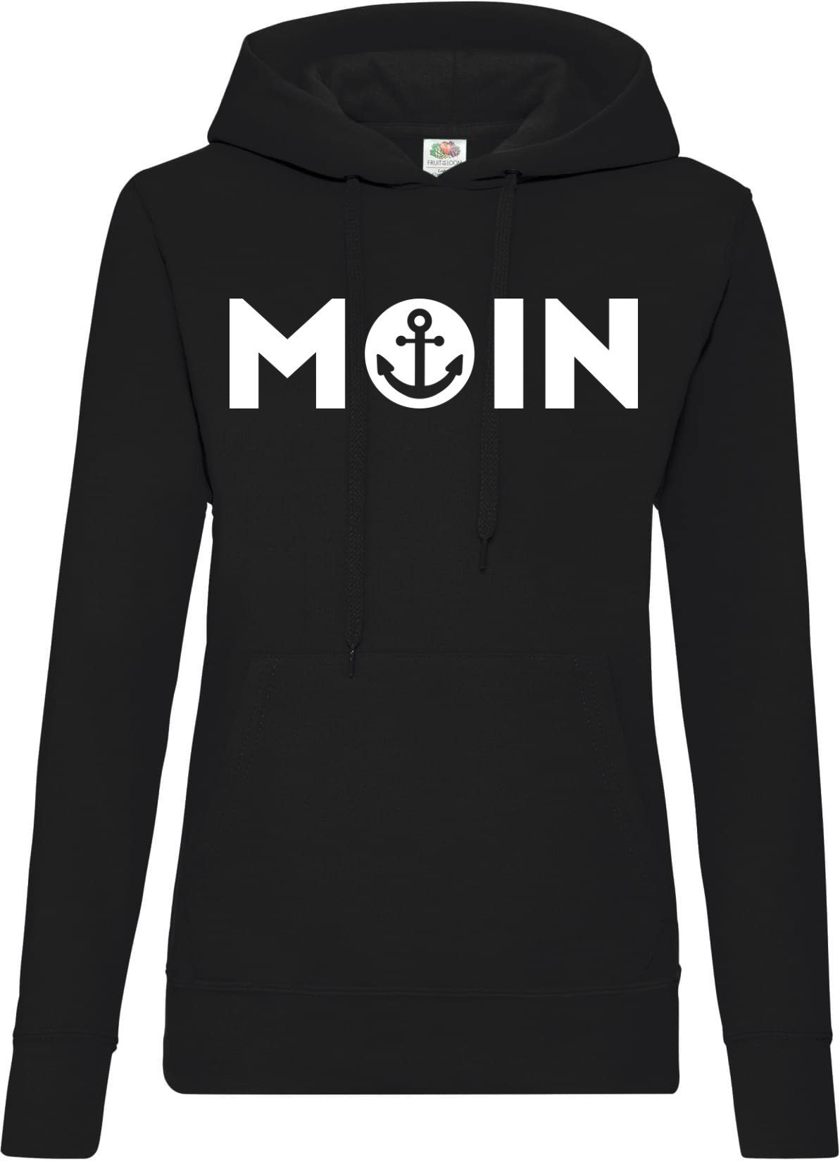 Youth Designz Kapuzenpullover Moin Spruch Damen günstig online kaufen