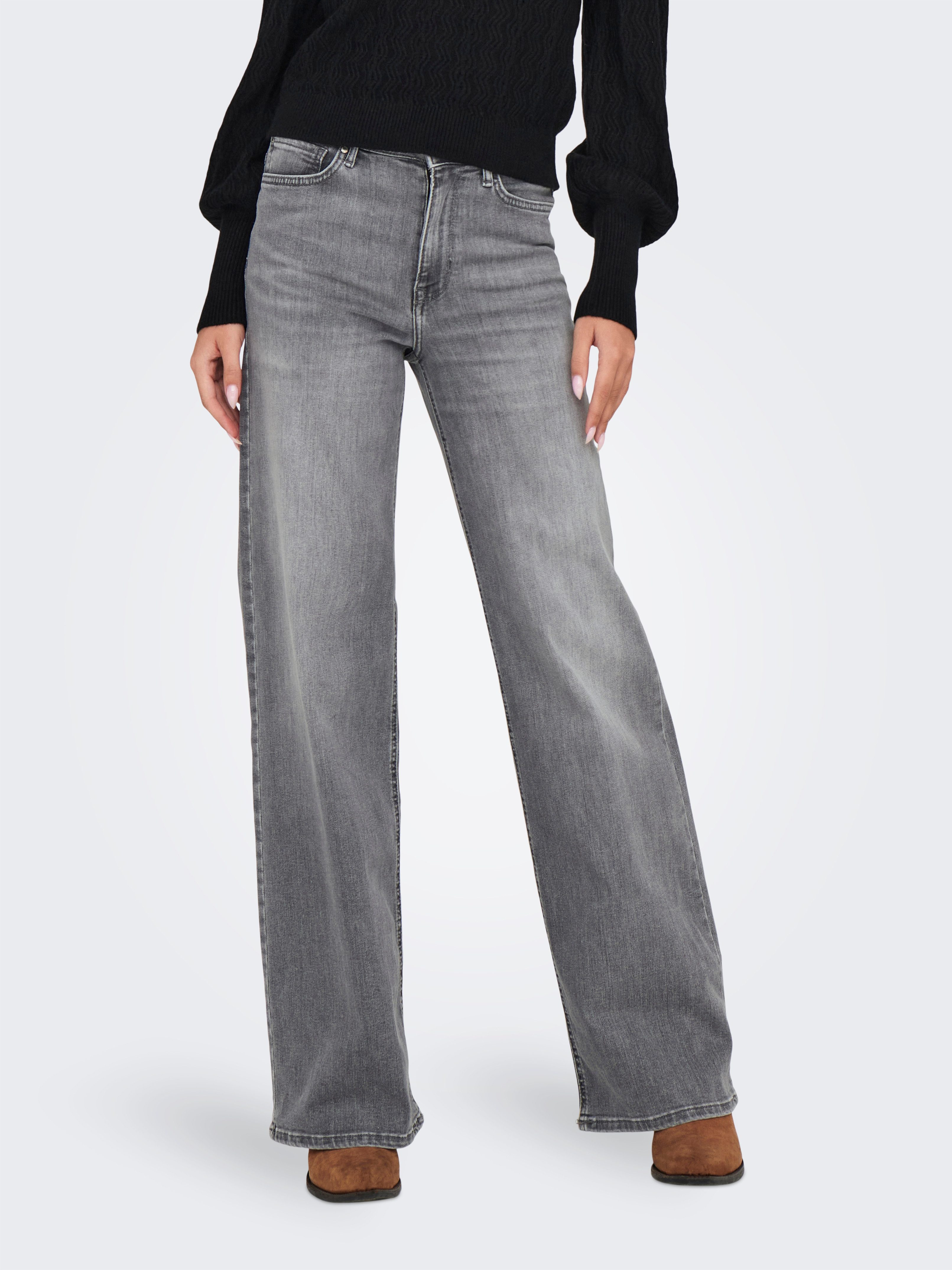 ONLY High-waist-Jeans ONLMADISON BLUSH HW WID DNM REA0938 NOOS