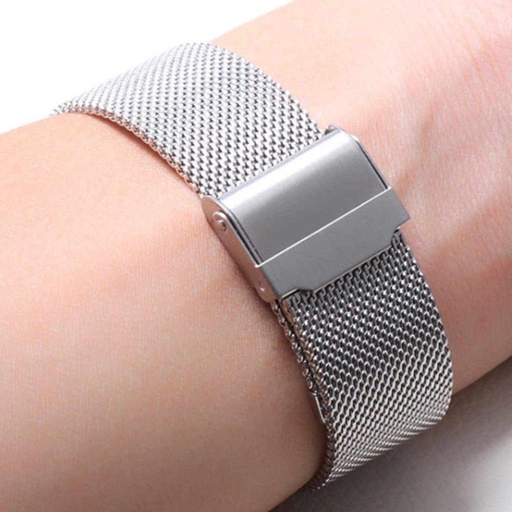 BTTO Uhrenarmband Uhrenarmband,Edelstahl Mesh Schnellverschluss Ersatzband, günstig online kaufen
