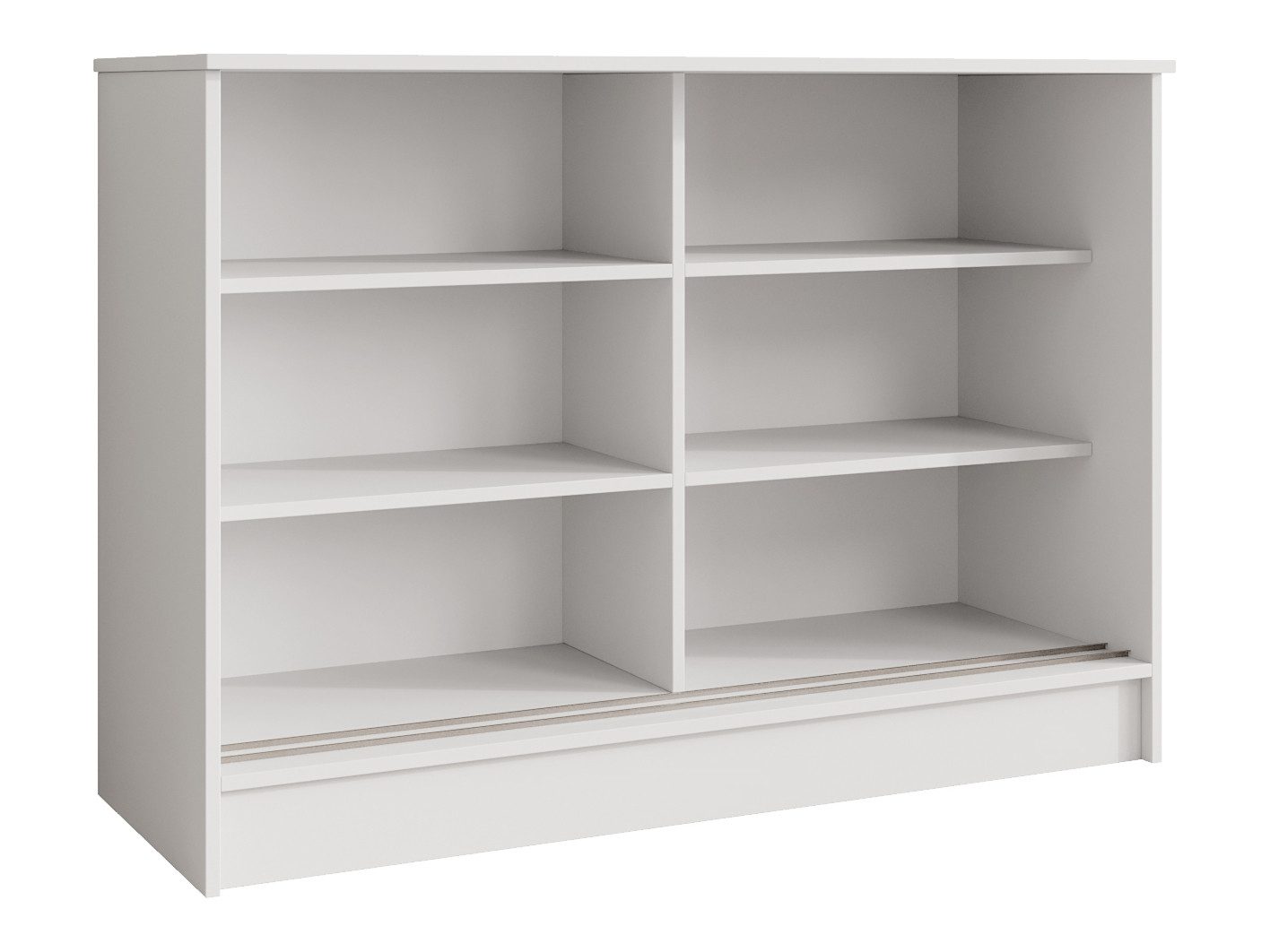 Beautysofa Kommode MIRELA mit 2 Schiebetüren (in 100 cm, 120 cm oder 160 cm, verschiedene Farben), mit dekorativen Sprossen – Bild 4 von 5