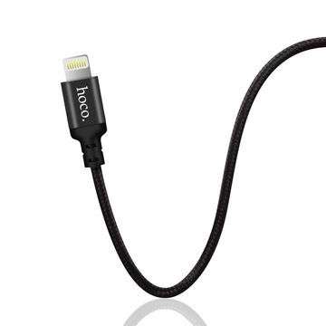 HOCO X14 USB Daten & Ladekabel bis zu 2.4A Ladestrom Smartphone-Kabel, Lightning, USB Typ A (100 cm), Hochwertiges Aufladekabel für iPhone, iPad oder den iPod