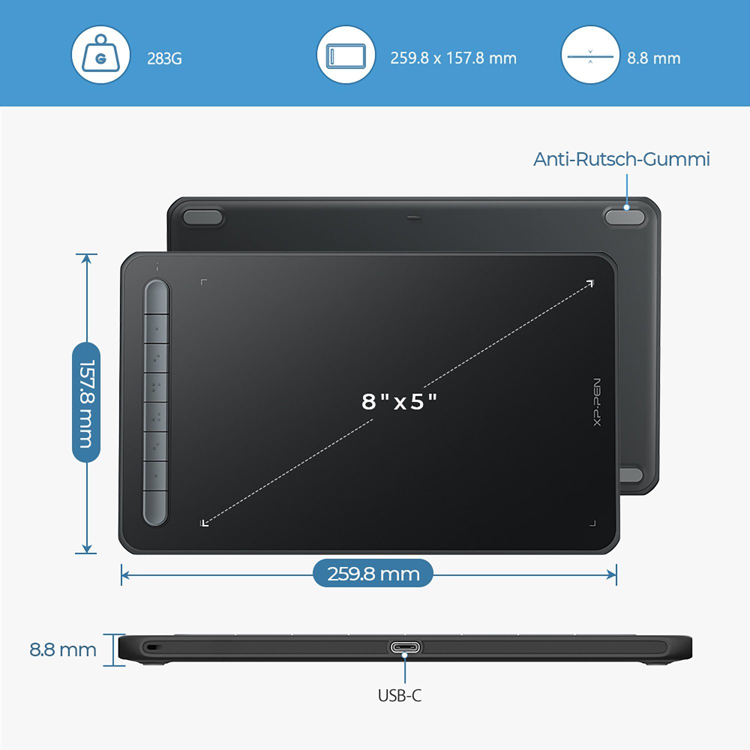 XP-PEN XP-PEN Deco MW Grafiktablett (9,4)