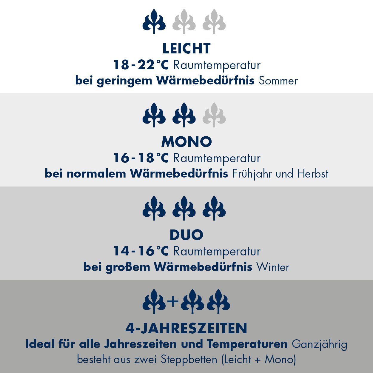 Irisette Baumwollbettdecke Steppbett Gerda, Füllung: Markenhohlfaser irisette® Megafil® - 100% Polyester, Bezug: weich und hautfreundlich, kochwaschbar bis 95°C, produziert in Deutschland