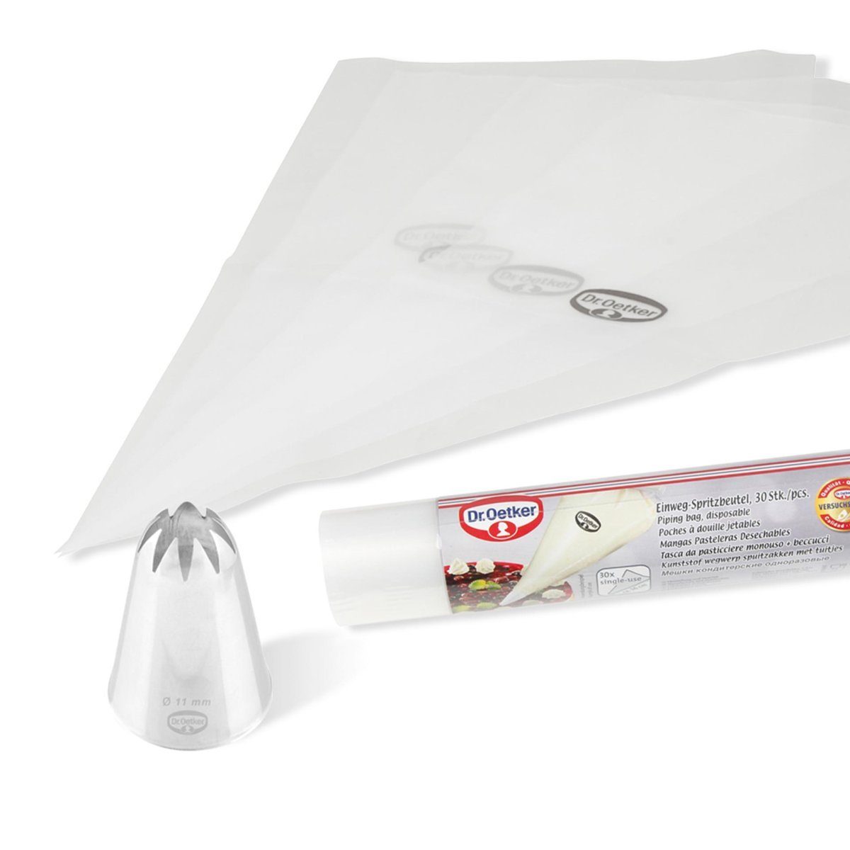 Dr. Oetker Küchenhelfer Spritzbeutel Online-Set Dr. Oetker Spritzbeutel Stern