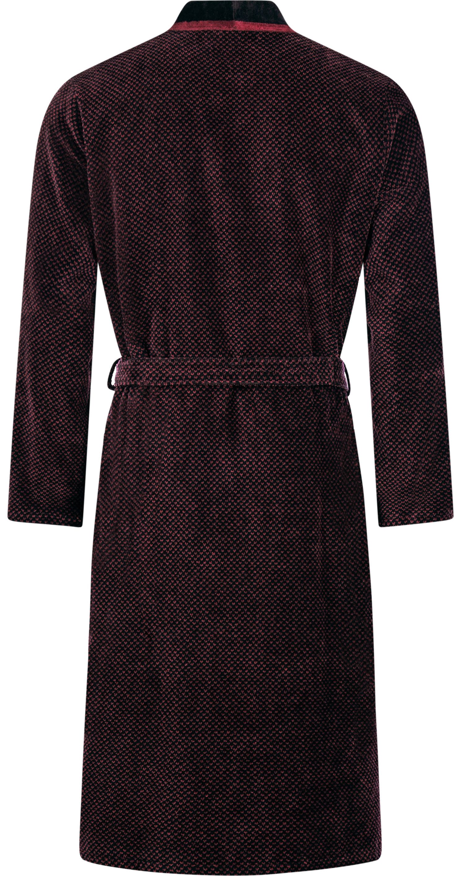 Cawö Herrenbademantel 4839, Langform, Baumwolle, Kimonoform, Gürtel, Kimono günstig online kaufen