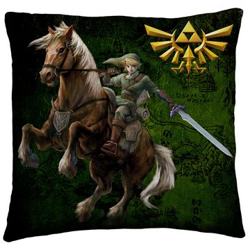 BERONAGE Dekokissen The Legend of Zelda Fight 40 x 40 Kuschelkissen passend zur Bettwäsche