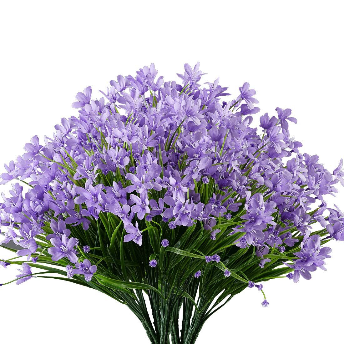 Kunstblumenstrauß 4er-Set Künstliche Narzissensträuße aus Kunststoff, Agger, ideal für Hochzeiten, Brautsträuße und Wohnraum- oder Gartendekoration