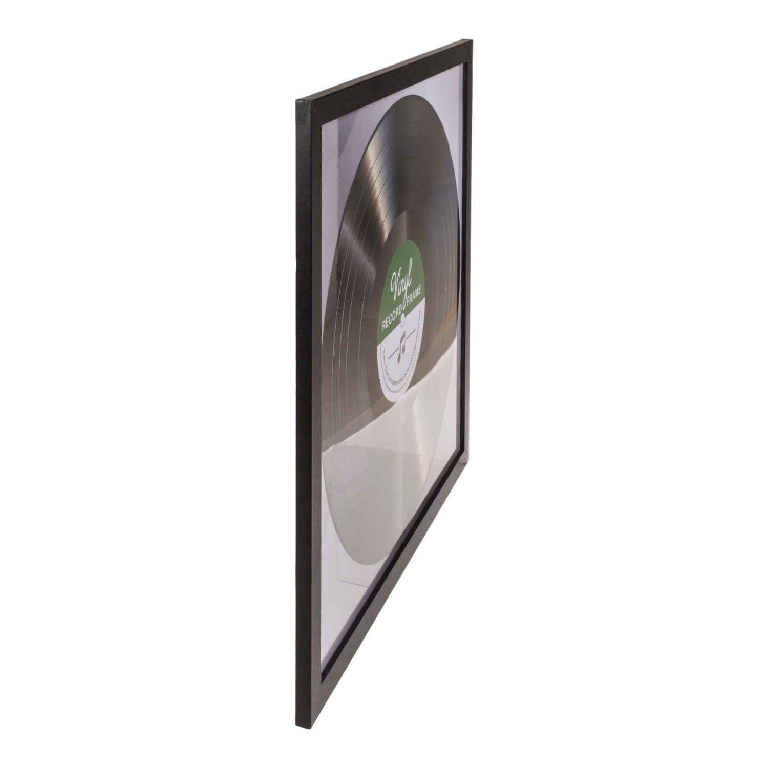 Out of the Blue Bilderrahmen Schallplattenrahmen mit Glasscheibe - stylische Vinyl Aufbewahrung – Bild 2 von 2