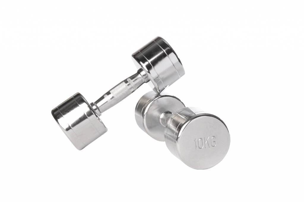 Lifemaxx Dumbbell Lifemaxx Chrom-Kurzhantelset 2 x 1 kg
