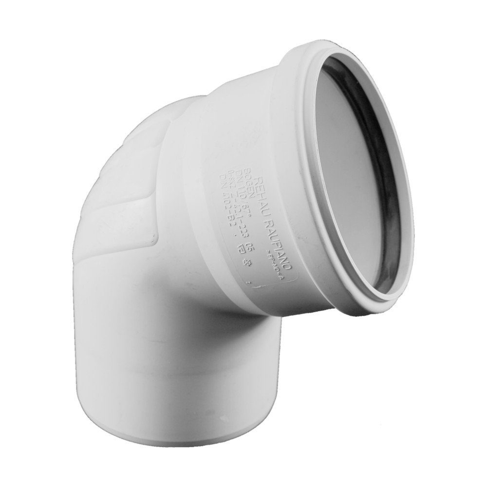 Rehau Wasserrohr Rehau Schalldämmender Raupiano Plus Bogen DN 40-67°