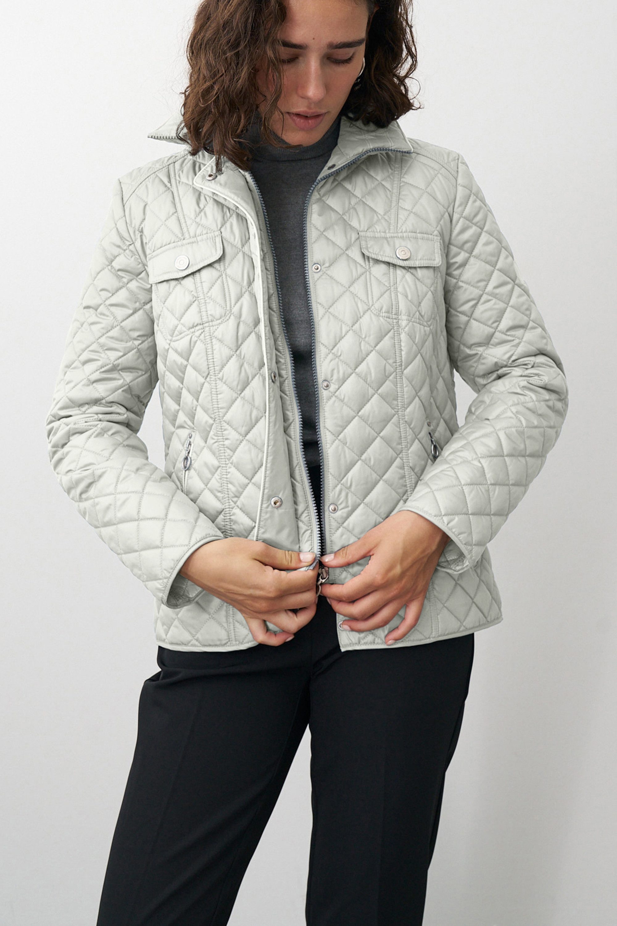 Barbara Lebek Steppjacke Moderne Frühlingsjacke, Damenjacke oder Übergangsjacke mit Steppmuster