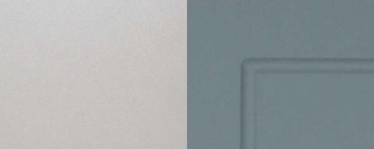Feldmann-Wohnen Vorratsschrank Kvantum matt und leicht mit Tür wählbar Front-, mint Korpusfarbe mit Ecken, 60cm 1 3 Ausführung Teilauszug, und grifflos Fräsungen Soft-Close-Funktion) (Fronten Selbsteinzug mit dekorativen Schubladen abgerundeten &
