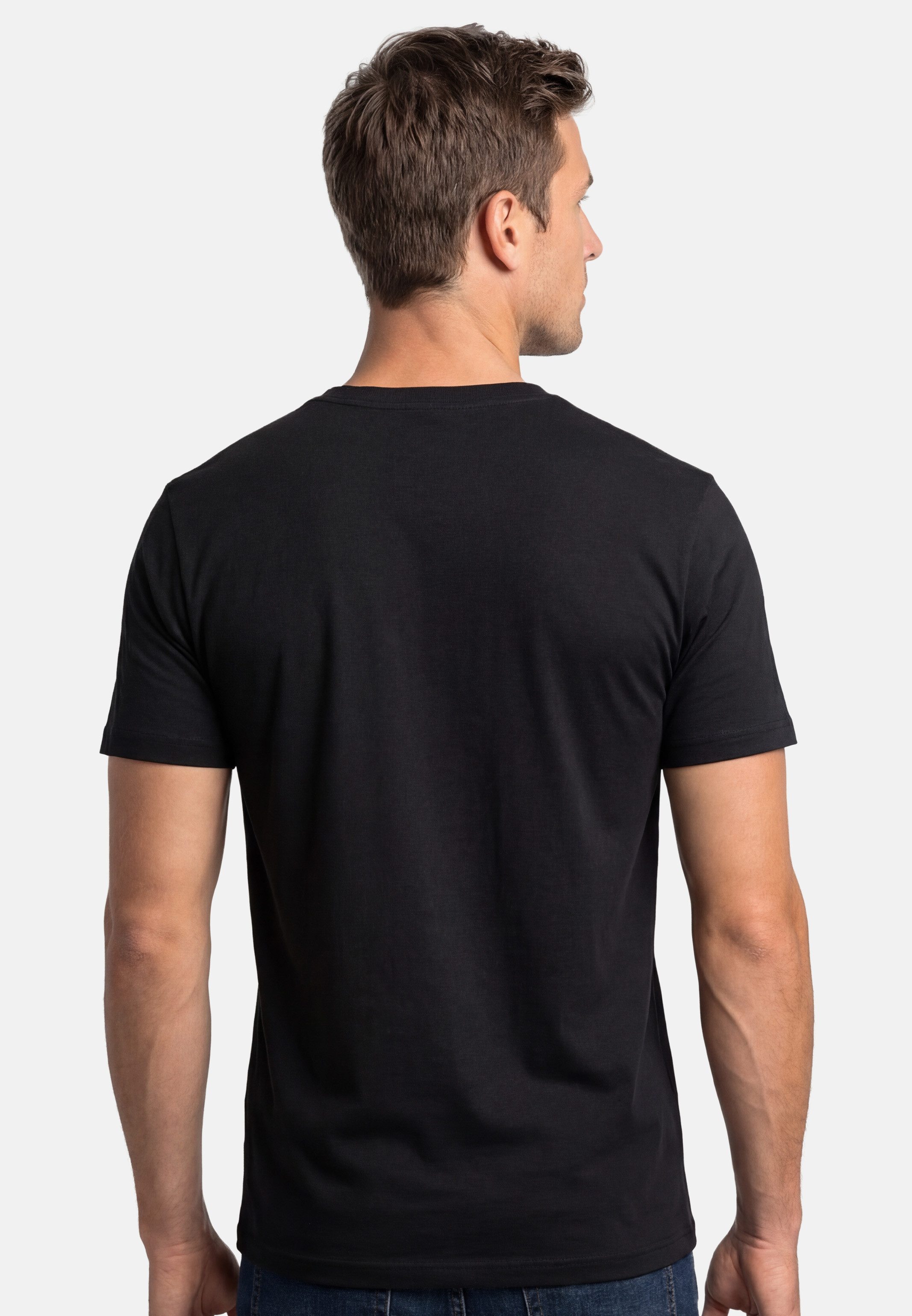RAGMAN Unterhemd 4er Pack Basic (Spar-Set, 4-St) Unterhemd / Shirt Kurzarm - Baumwolle - Atmungsaktiv