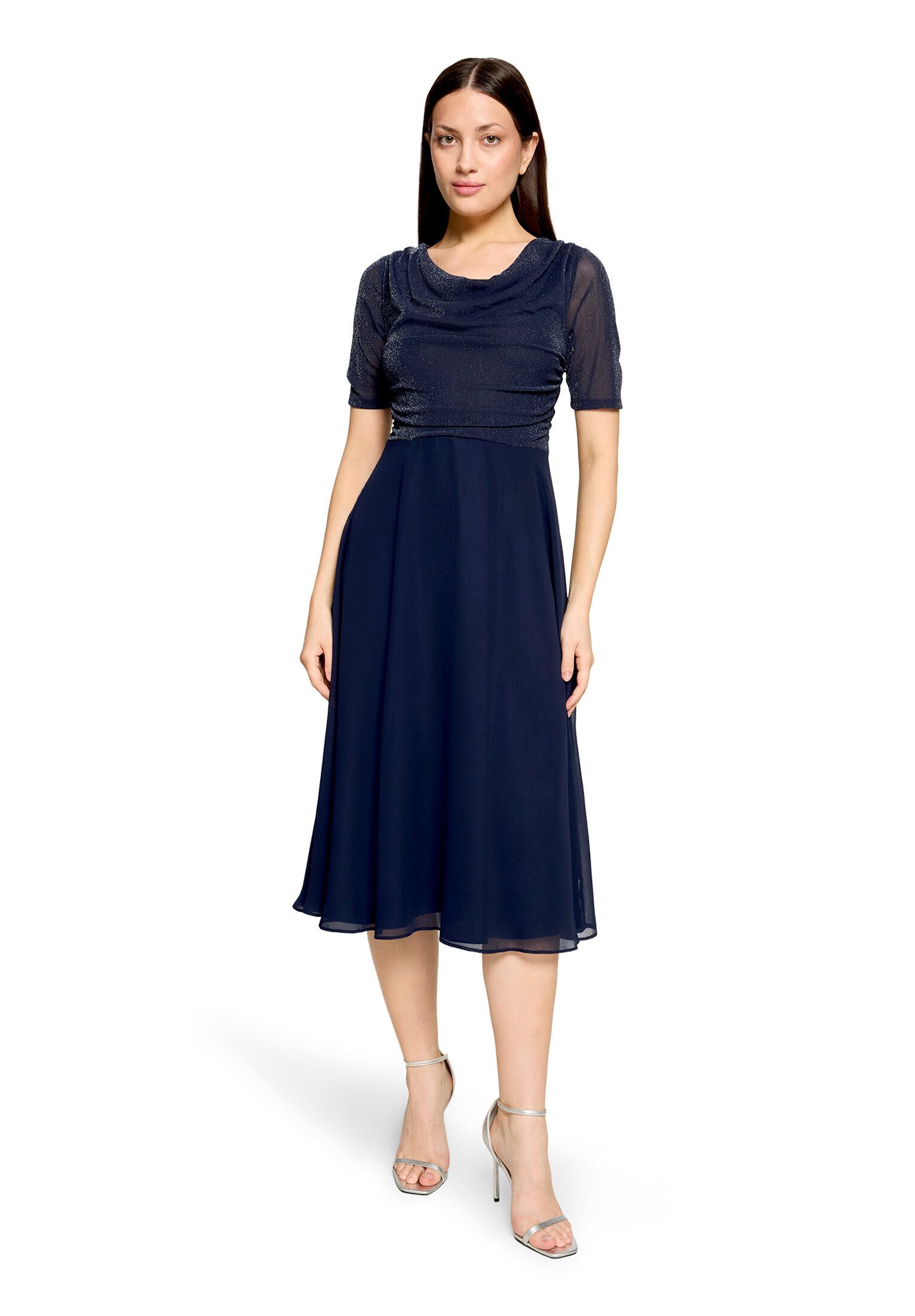 Vera Mont Cocktailkleid Damen im Glitzer-Look