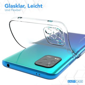 EAZY CASE Handyhülle Slimcover Clear für Xiaomi Mi 10 Lite 5G 6,57 Zoll, durchsichtige Hülle Ultra Dünn Silikon Backcover TPU Telefonhülle Klar