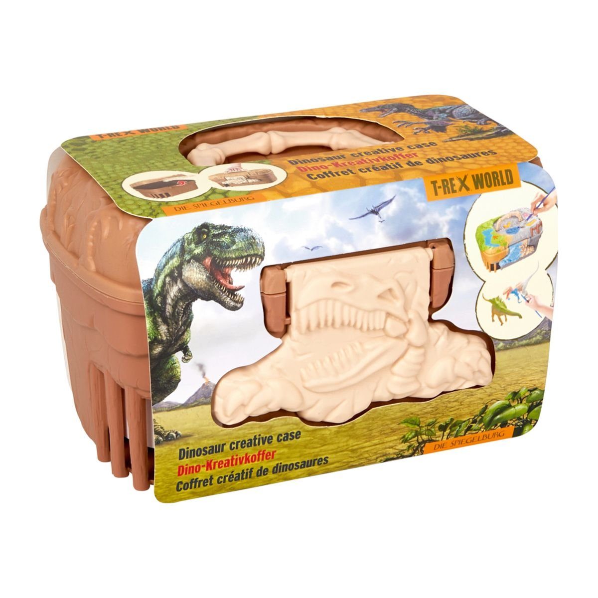 COPPENRATH DIE SPIEGELBURG Spiel Coppenrath 18833 - Die Spiegelburg - T-Rex World - Dino-Kreativkoffer