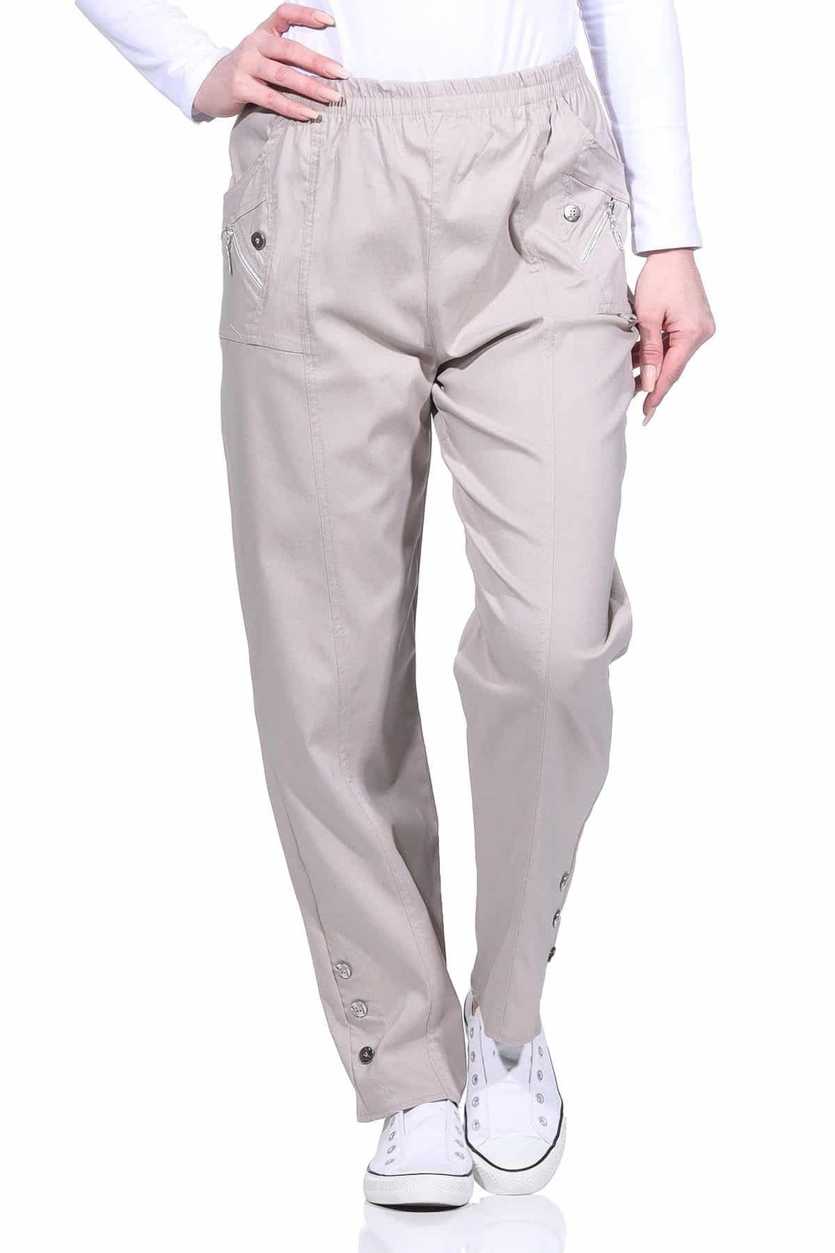 Cherry Berry Schlupfhose Damen Sommerhose luftig leichte Freizeithose mit S günstig online kaufen