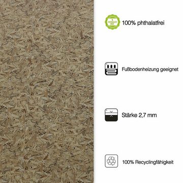 Floordirekt Vinylboden CV-Belag Moonlight Osb, Erhältlich in vielen Größen, Bodenbelag, mit 3D Effekt