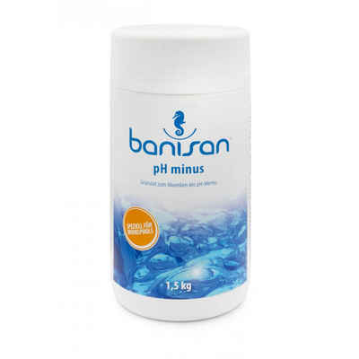 Banisan Poolpflege Banisan pH minus Granulat 1,5 Kg pH-Minus für Whirlpools pH-Wert