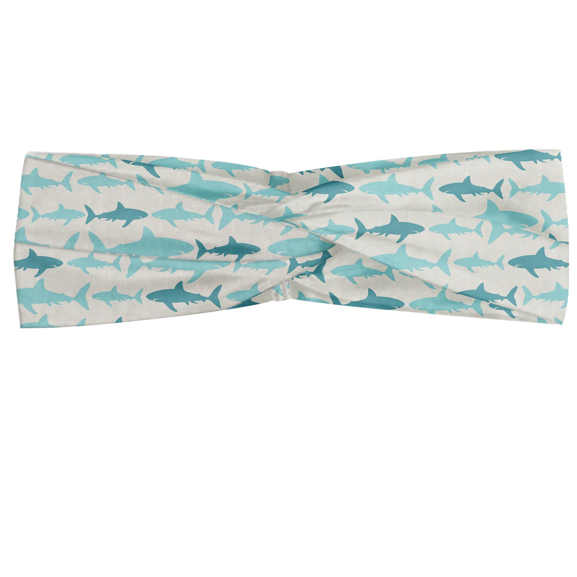 Abakuhaus Stirnband Elastisch und Sea Sharks Ozean Angenehme Schwimmen in alltags accessories