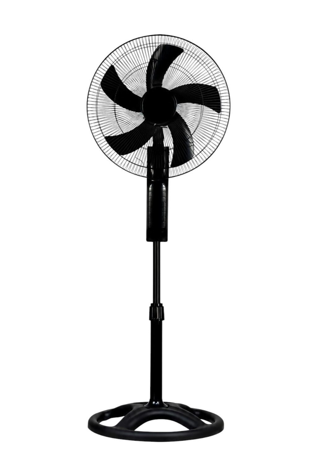 Opviq Standventilator KTF-340, 45 cm Durchmesser, 60 W, aus ABS-Kunststoff, 90° oszillierend, 70° neigbar